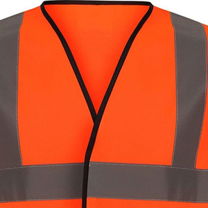 Chaleco de seguridad para el trabajo de invierno 2025 con material reflectante de alta visibilidad Logotipo personalizable Mangas completas - Product Image 3