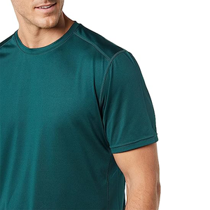 T-shirt unisexe en polyester respirant à tricotage formel imprimé personnalisé pour hommes et femmes, vente en gros - Product Image 3