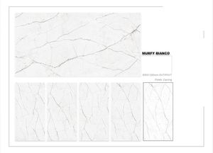 MURFY BIANCO, azulejos interiores antideslizantes de 600x1200mm, azulejos de suelo de porcelana europeos modernos, tallado mate para villas, escuelas, centros comerciales - Product Image 2