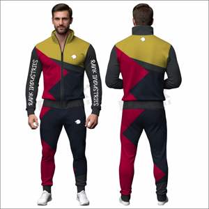 OEM Vente de gros Survêtement à manches longues pour homme de haute qualité Concevez votre propre Survêtement d'entraînement pour homme - Product Image 2