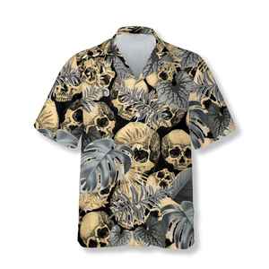 Hawaïen hommes chemises vacances Style été décontracté à manches courtes vêtements de villégiature vacances fête mode plage tenues en gros - Product Image 5