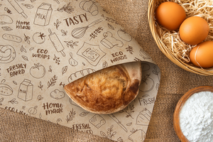 El mejor vendedor, papel encerado para envolver alimentos, papel de envolver hamburguesas con impresión de logotipo personalizado para embalaje de comida rápida - Product Image 5