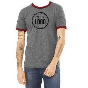 Camiseta de timbre retro Camisa de ajuste de contraste de polialgodón suave duradera Perfecta para serigrafía DTG y bordado - Product Image 1