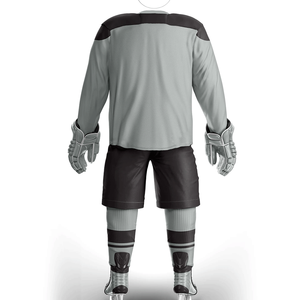 Wholesale Best Quality New Style Sublimated Breathable 100% Polyester Sports Ice Hockey Uniform Fully Customized - Product Image 3