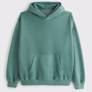 Sweat-shirt à capuche lourd 420 Gsm SANS cordon personnalisé Homme Déchiré surdimensionné - Product Image 2