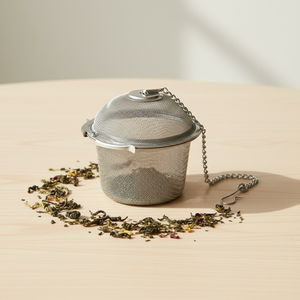 Hot Sale Premium-Mesh Large-Capacity 3008675L Stainless Steel Reusable Nordic Style <b>Tea</b> <b>Infuser</b> Easy to Use & Clean - Product Image 4