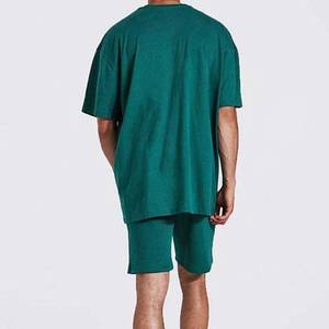 เสื้อยืดและกางเกงขาสั้นชุดเซ็ตฤดูร้อนสำหรับผู้ชาย ราคาขายส่ง เสื้อยืดแฟชั่นลำลองสำหรับวัยรุ่นและผู้ใหญ่ ชุดเซ็ตคู่สำหรับผู้ชาย - Product Image 2