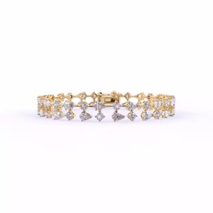 กำไลข้อมือฮิปฮอป VVS ดีไซน์ใหม่สำหรับงานเลี้ยงของขวัญหรืองานแต่งงาน - Product Image 2