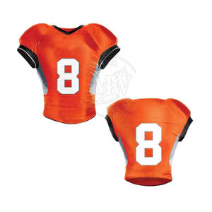 Uniforme de Fútbol Americano para Hombre Hecho en Pakistán 2025, Talla Grande, Cómodo, Transpirable, de Secado Rápido, Mangas Cortas, Alta Calidad, 100% - Product Image 3