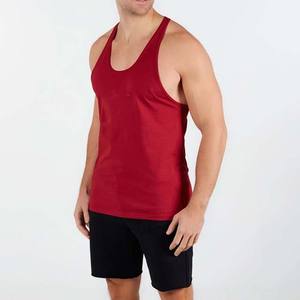 เสื้อกล้ามผู้ชายสำหรับใส่วิ่งเล่นเพาะกายไซส์ใหญ่พิเศษเสื้อกล้ามสำหรับใส่ไปยิมทำจากผ้าฝ้ายออกแบบโลโก้ได้ตามต้องการ - Product Image 2