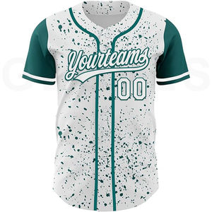 Equipo de práctica guantes esenciales ciudad béisbol Jersey venta al por mayor blanco sublimado transpirable tela flexible camisetas de béisbol - Product Image 2