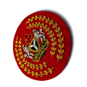 Écusson de casquette de la Royal Naval, fait main, brodé sur toile, fil d'or, haute qualité - Product Image 2