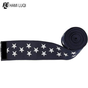 Enveloppes de genou en nylon personnalisables Design imprimé Soutien fonctionnel Haltérophilie Powerlifting Gym Fitness Mélange de coton confortable - Product Image 3