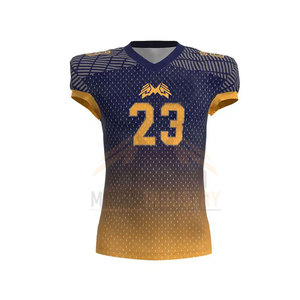Uniforme de football américain de qualité supérieure pour adultes, taille plus, design élégant, respirant, léger, séchage rapide, 100% polyester - Product Image 3