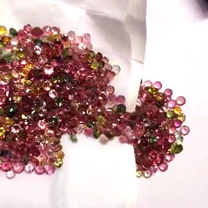 628PCs Natural Multi Turmalina 3mm Faceta Alta calidad de limpieza US $203 Lote IROC Ventas Piedras preciosas sueltas cortadas a 68cts - Product Image 4