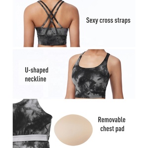 Special Quality Sublimation Printed Tie Dye <b>Women</b> Gym <b>Legging</b> Set Athletic Wear Multiple Styles <b>Women</b> Tie Dye Active Wear Set - Product Image 6