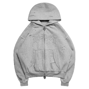 เสื้อฮู้ดดี้แบบยูนิเซ็กซ์ทรงโอเวอร์ไซส์ เสื้อสเวตเชิ้ตแขนยาว ผ้าฝ้ายเนื้อนุ่ม สวมใส่สบาย อุ่นสบาย เหมาะสำหรับใส่ลำลอง สตรีทแวร์ ออกกำลังกาย ฟิตเนส - Product Image 1