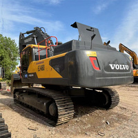 Excavatrice sur chenilles hydraulique Volvo EC480 d'occasion, 48 tonnes, pour travaux lourds, exploitation minière, carrière, construction, terrassement