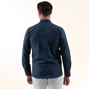 Camisas con botones personalizadas para hombre, etiquetas lisas, informales, Vintage, de verano, estampadas, de manga larga, con cuello cubano, hechas en Turquía - Product Image 6