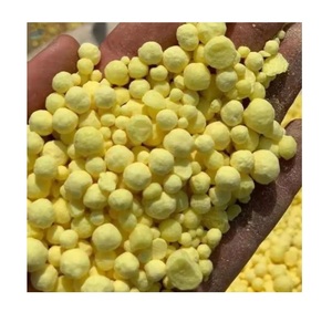 Azufre granular de alto rendimiento para uso agrícola y como fertilizante disponible para la venta a precio económico, suministro a granel disponible ahora. - Product Image 1