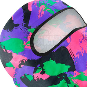 Vente en gros de cagoule à sublimation avec logo personnalisé cagoule respirante en polyester pour le cyclisme de couleur unie pour hommes doublure de ski visage intégral - Product Image 6