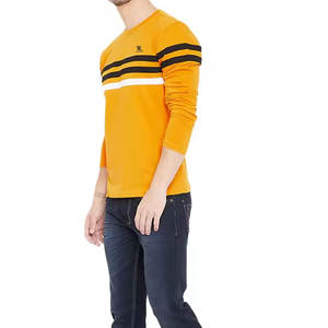 Camiseta de Manga Larga con Logotipo Personalizado de Último Diseño para Hombre, Poliéster y Algodón, Ligera, Holgada - Product Image 4