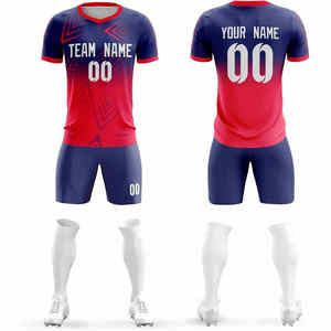 Meilleurs ensembles d'entraînement de football pour hommes personnalisés du Pakistan Top Design Vêtements de football de qualité supérieure avec découpe automatisée Logo imprimé - Product Image 4