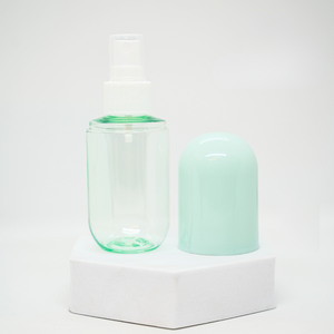 Bouteille PET rechargeable de 100ml avec conception de capsule pour soins de la peau et produits de soins personnels, y compris le shampooing - Product Image 1