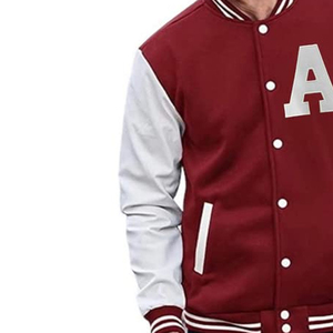 Vente chaude Vêtements D'hiver Letterman Baseball Hommes Varsity Veste Hiver Design De Mode Polaire Hommes Varsity Veste Service OEM - Product Image 2