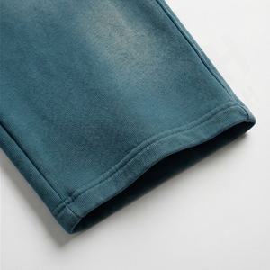 Pantalones Deportivos de Algodón 100% con Estampado de Logotipo Personalizado, Estilo Urbano, Acampanados, Duraderos y Cómodos para Gimnasio - Product Image 6