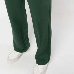 Men's New Design Casual <b>Elastic</b> <b>Waist</b> 100% Cotton Anti-Pilling Fleece Knitted Twill <b>Trousers</b> Pants Mid <b>Waist</b> Flat - Product Image 3