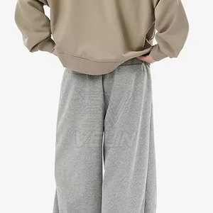 Pantalones Deportivos Holgados de Algodón para Hombre, Pantalones Cómodos y Suaves, Pantalones Deportivos Holgados de Forro Polar para Hombre, Pantalones Cálidos de Invierno - Product Image 5