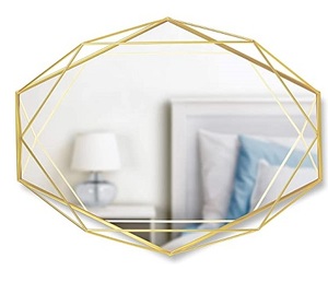 ผนังกระจกทรงกลมที่มีดีไซน์ดอกไม้สำหรับห้องน้ำและโรงแรม - Product Image 6