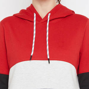 Ropa de calle de invierno hecha a medida de alta calidad, chándal con capucha para mujer, conjunto de pantalones de chándal de entrenamiento ligero de lana de algodón 100% - Product Image 6