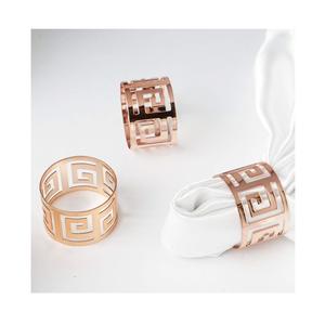 แหวนผ้าเช็ดปากโลหะทำด้วยมือแหวนผ้าเช็ดปากทรงกลมทำด้วยมือสุดหรู - Product Image 6