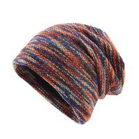 Nuevo Diseño Gorro de Invierno de Lana Tejida Suave Estilo Vintage con Logotipo Personalizado, Gorro Skully de Doble Capa Cálido y Ligero, Venta al por Mayor, Unisex, con Estampado a Cuadros