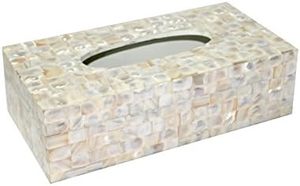 Caja de pañuelos de madera perla hecha a mano elegante, nuevo diseño para decoración de hogar y restaurante por ARTISAN AURA - Product Image 4