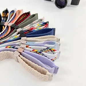 สายนาฬิกาที่สามารถปรับได้20มม. 22มม. ผ้าไ<span class=keywords><strong>น</strong></span>ลอ<span class=keywords><strong>น</strong></span>ยืดหยุ่นระบายอากาศได้สาย<span class=keywords><strong>น</strong></span>าฬิ<span class=keywords><strong>กา</strong></span>อัจฉริยะสำหรับผู้ชายและผู้หญิง - Product Image 5