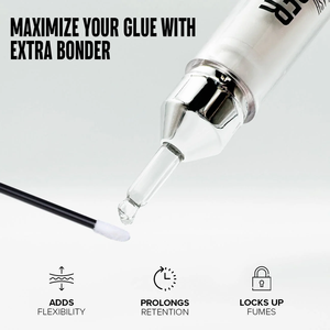 Colle à cils professionnelle 15 ml, liquide, super scellant, apprêt, aide aux extensions de cils, végan, sans cruauté, sans latex, flacon seringue - Product Image 2