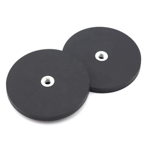 Chất Lượng Cao 66Mm 88Mm Cao Su Tráng Nam Châm Neodymium Nồi Nam Châm Nữ Vít Threaded - Product Image 5