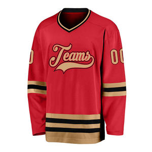 Wholesale Personalized Custom Ice Hockey Jersey Sublimation Design Eco-Friendly Anti-Bacterial Breathable Unisex Hockey Shirt - Product Image 2