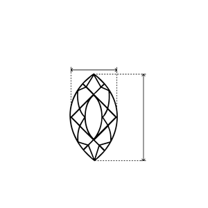 Marquesa blanca personalizada al por mayor excelente corte Real G Color SI1 claridad laboratorio cultivado diamante sintético piedra suelta certificado IGI - Product Image 2