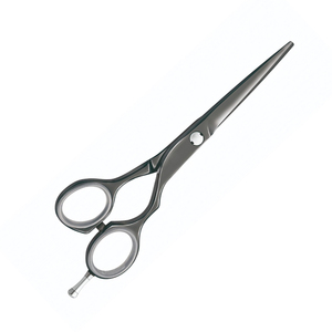 กรรไกรตัดผมร้านเสริมสวยที่ดีที่สุด พร้อมที่พักนิ้วปรับได้ สีตามสั่ง กรรไกรตัดผมช่างตัดผม ใบมีดคม ผลิตจากสแตนเลสคุณภาพสูง - Product Image 2