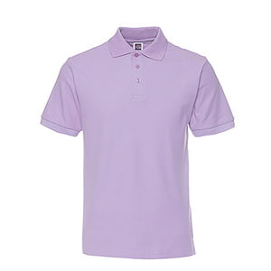 Polo pour homme et femme 100% coton, polo à manches courtes en tricot à col roulé pour homme, chemise unie - Product Image 5