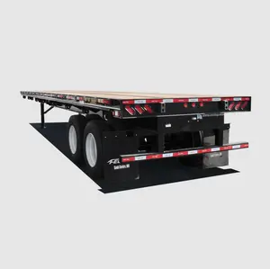 Best Design Export New Flatbed Semi Trailer Shipping 40 Ton 40ft Container