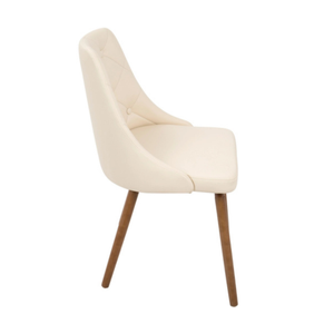 Chaise de salle à manger en velours capitonnée opulente avec une finition dorée polie pour un élément de décoration remarquable, meubles en bois de teck, acajou, suar 1112518 - Product Image 5