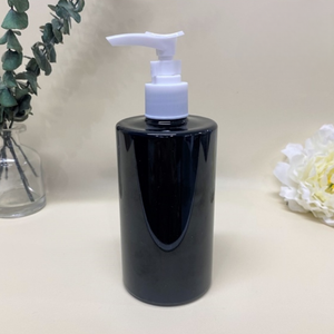 Noir PET 320ml - 24mm - 22g Bouteilles Forme Cylindrique Savon Shampooing et Conditionneur Bouteille Rechargeable En Plastique Cosmétique Emballage - Product Image 3