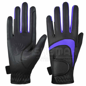 Logo personnalisé Gants d'équitation Gants d'équitation antidérapants respirants pour hommes et femmes - Product Image 1