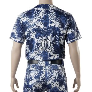 Wholesale Blue Digital Camo Baseball Uniform Durable Polyester Sublimated Sportswear for Men and Youth <b>Teams</b> - Product Image 5