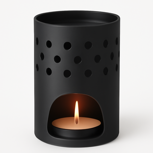 เชิงเทียนทีไลท์ทำจากเหล็กสุดหรูพร้อมดีไซน์แบบตัดเป็นวงกลมสำหรับตกแต่งบ้านและปาร์ตี้ผู้ถือระดับพรีเมียม - Product Image 3